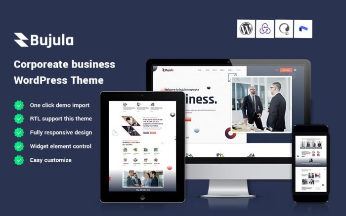 Bujula - Corporate Business WordPress Theme