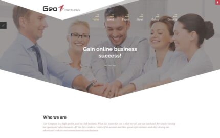 Business Services Responsive Joomla Template