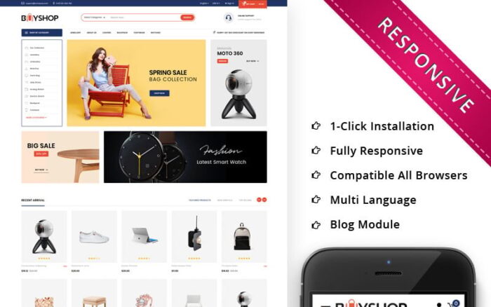 BuyShop - Mega Store Responsive PrestaShop Theme