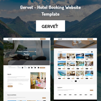 Gervet - Hotel Booking Website Template - Features Image 1