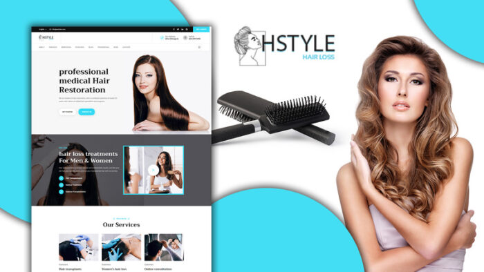 Powar-Hstyle Beauty Salon Landing Page WordPress Theme - Features Image 1