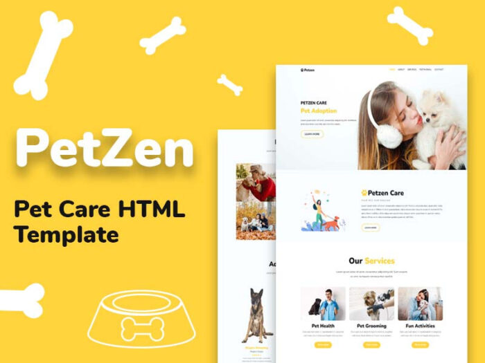 Petzen - Pet Care HTML Template - Features Image 1