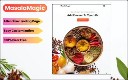 MasalaMagic- Spice Website Template - Features Image 1