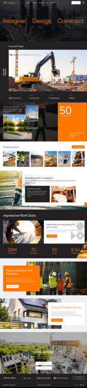 Builder Construction Architectural and Real Estate WordPress Theme - Features Image 1