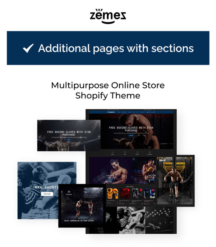 Flash - MMA Store Shopify Theme - Features Image 1