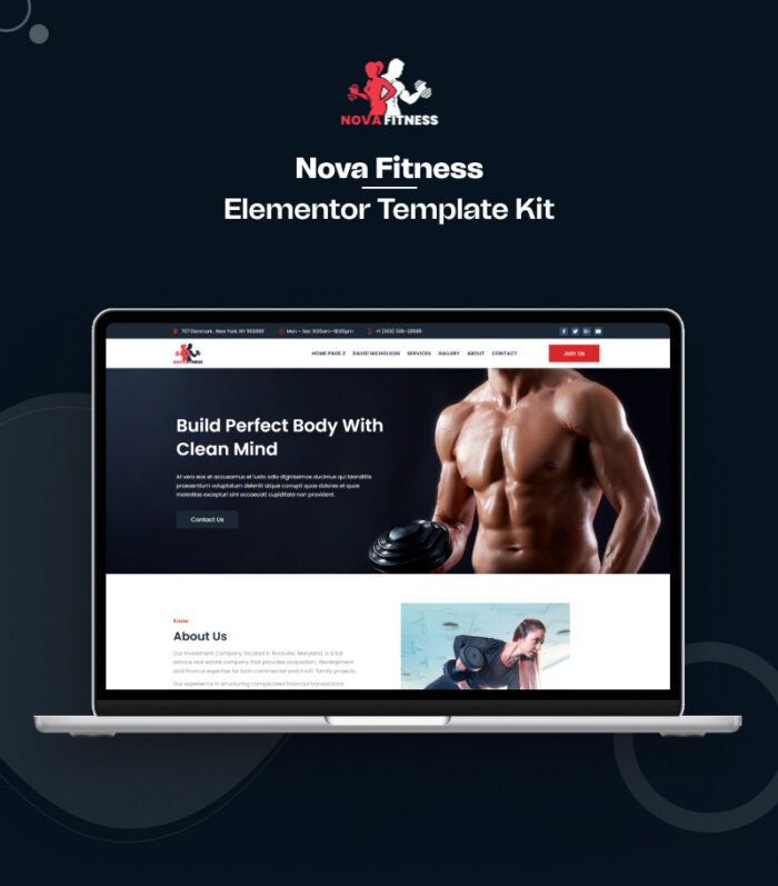 NovaFitness - Fitness Elementor Kit - Features Image 1