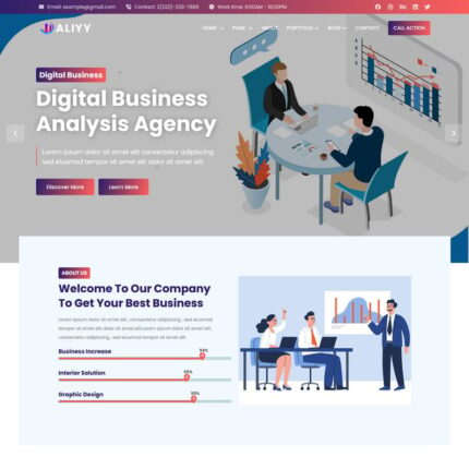 Alliy - Digital Agency Multipurpose HTML5 Website Template - Features Image 1