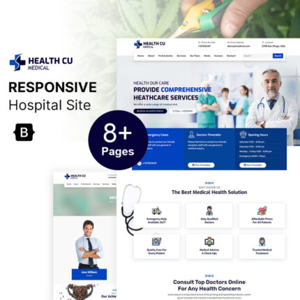 Healthcu - Health and Medical HTML Website Template - Features Image 1