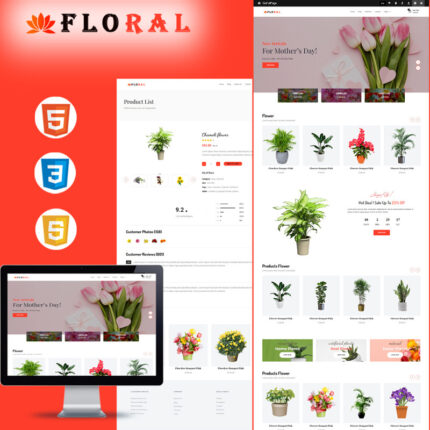 Floral - Flower Shop Ecommerce HTML5 Template - Features Image 1