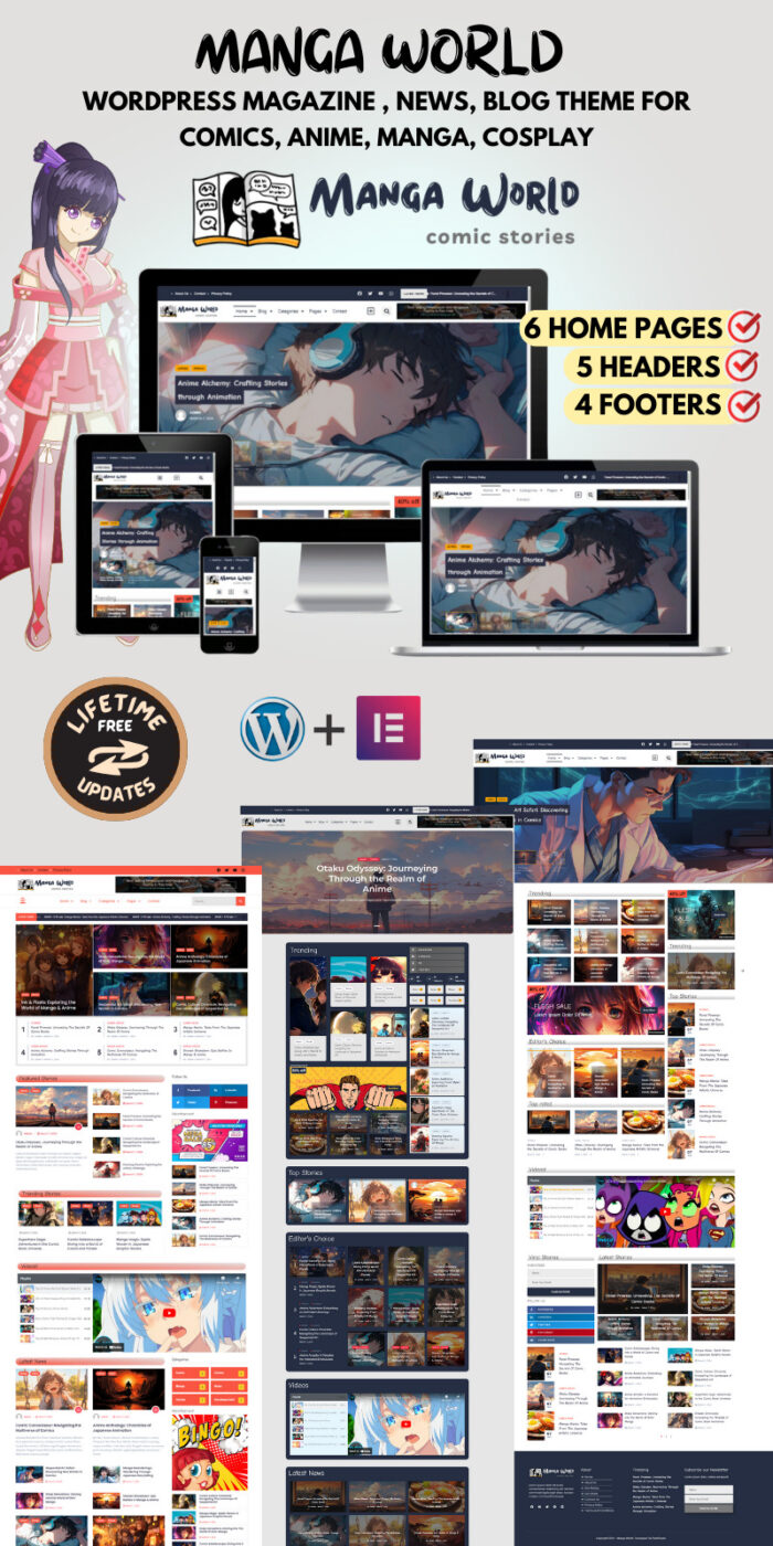 Manga World - Anime & Manga News, Magazine, Stories, Blog WordPress Theme - Features Image 1