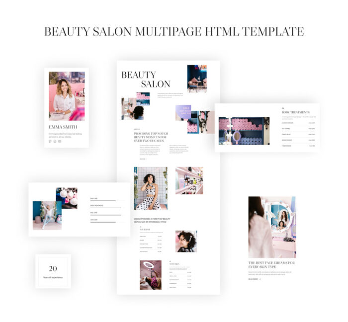 Gradia - Beauty Salon HTML5 Website Template - Features Image 3