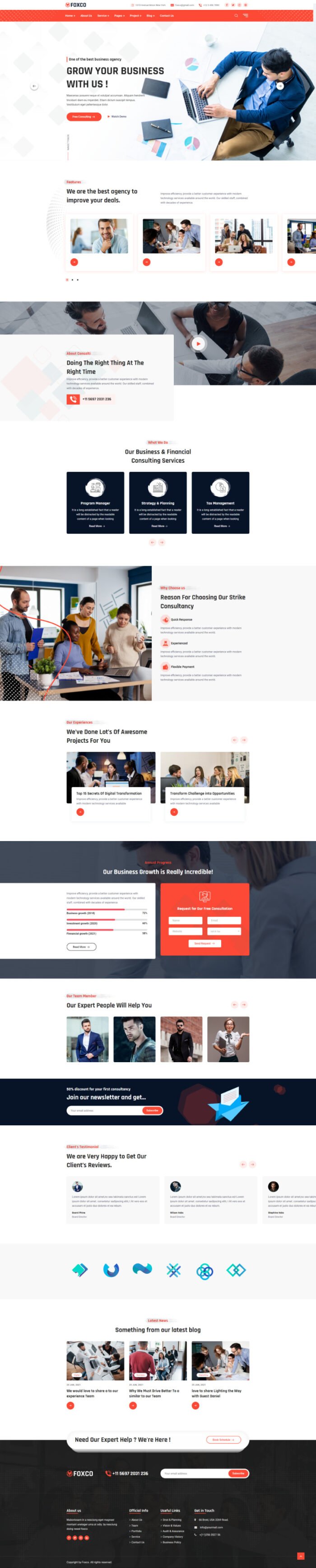 Xirisoft - Technology Consulting HTML Template - Features Image 1