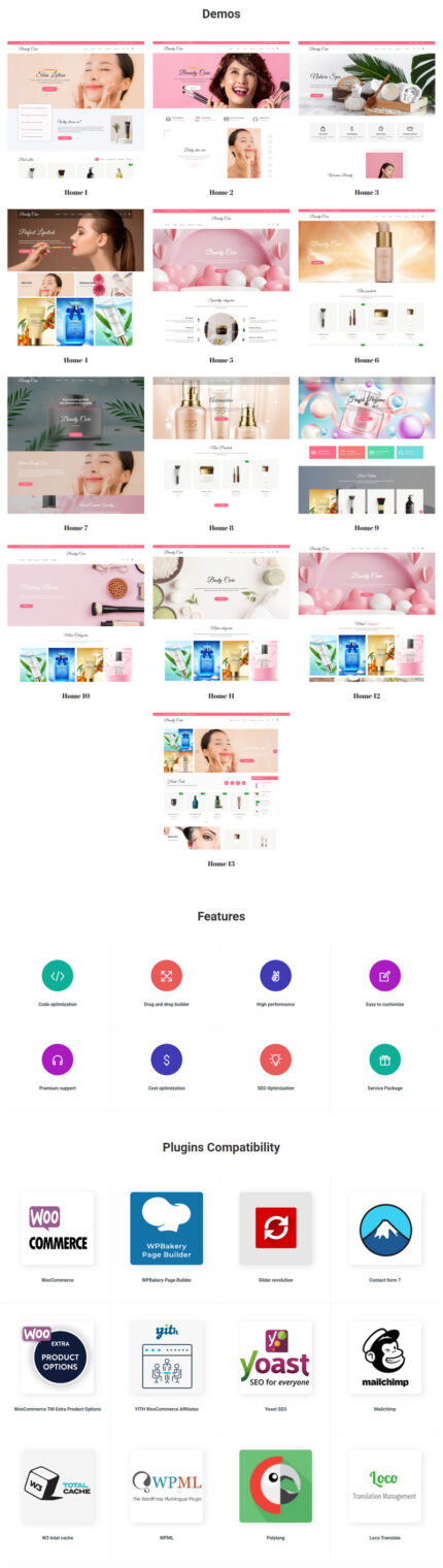 Beauty Care – The Elementor Cosmetic & Spa WordPress theme - Features Image 1