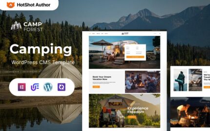 Camp Forest - Camping, Hiking And Adventure WordPress Elementor Theme