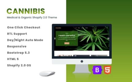 Cannibis - Medical, CBD, Cannabis and Organic Shopify 2.0 Theme