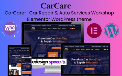 CarCare - Car Repair, Auto Services And Workshop Elementor WordPress theme