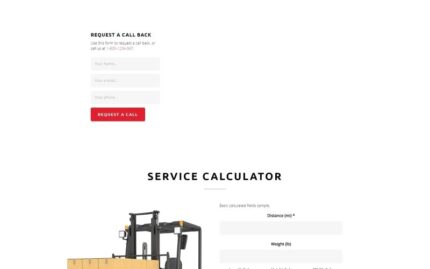 Cargo - Transportation HTML5 Landing Page Template