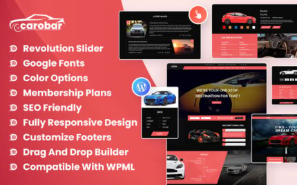 Carobar - Car Dealer WordPress Theme