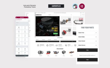 Carpartsco - Elements Auto Part Prestashop Theme