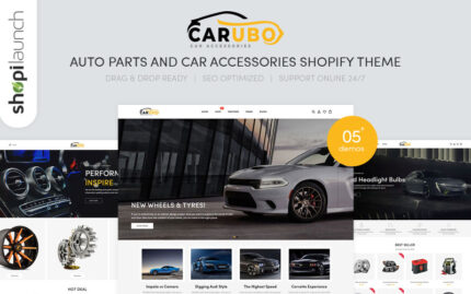 Carubo - Auto Parts And Car Accessories Shopify Theme