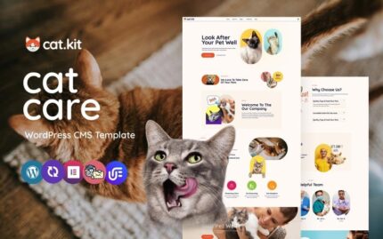 Catkit- Pet Care And Grooming Multipurpose WordPress Elementor Theme