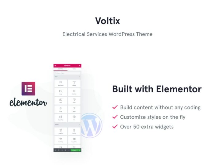 Voltix - Electrical Services WordPress Theme - Features Image 1