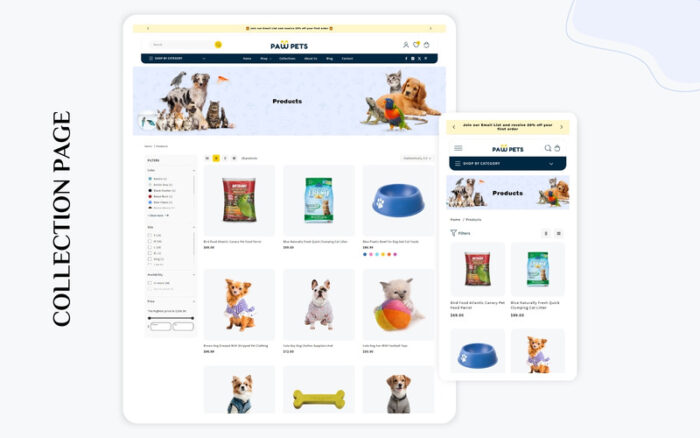 PawPets  - Best Shopify 2.0 Pets Theme - Features Image 2