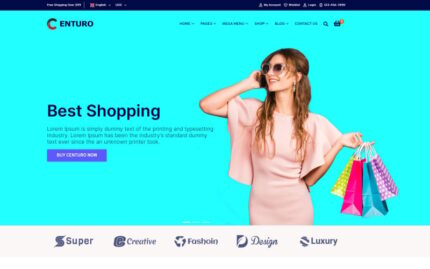 Centuro - Multipurpose eCommerce Bootstrap 4 HTML Website template