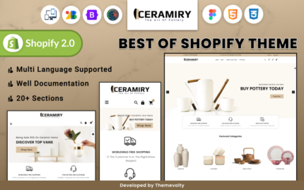 Ceramiry - Ceramic Interior Home Décor Shopify 2.0 Responsive Template