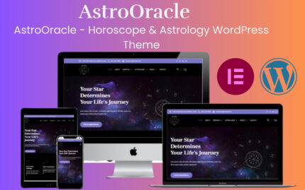 AstroOracle - Horoscope & Astrology WordPress Theme - Features Image 1