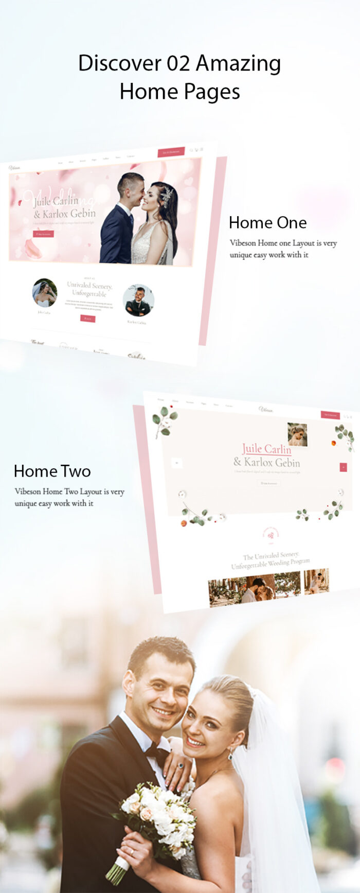 Vibeson - Elegant Wedding Planner Event Photography HTML Template - Features Image 2