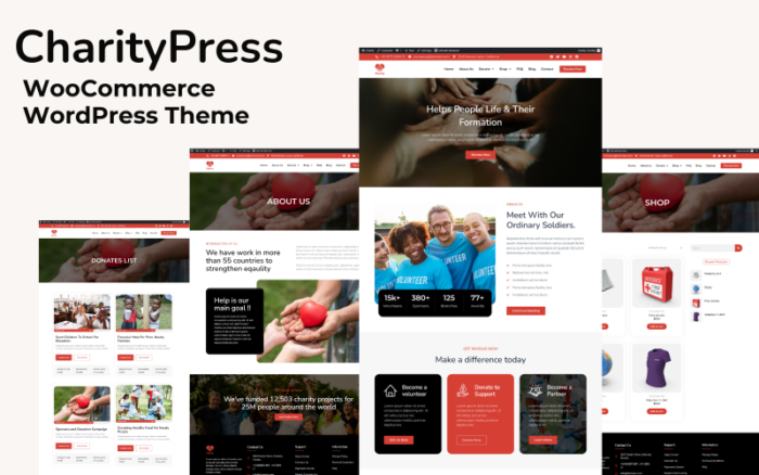 CharityPress: WooCommerce WordPress Theme for Charity & Nonprofit