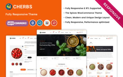 Cherbs - The Spices Store Responsive WooCommerce Theme