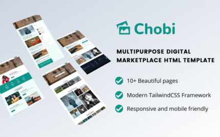 Chobi - Multipurpose Digital Marketplace HTML Template