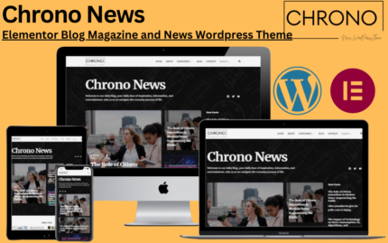 Chrono News - Elementor Blog Magazine and News WordPress Theme