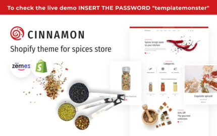 Cinnamon - Shopify Theme for Spices and Herbs