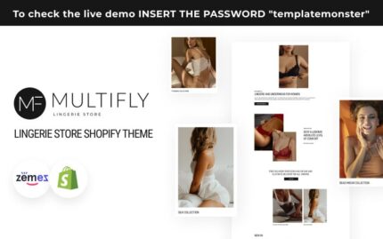 Clean Multifly Lingerie Store Shopify Theme