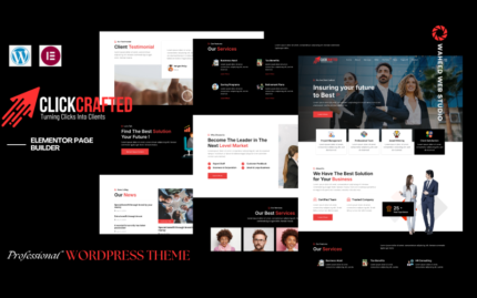 Click Crafted - Business & Corprate Services WordPress Theme