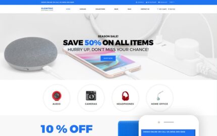 Clowtric - Electronics & Gadgets Multipage Shopify Theme