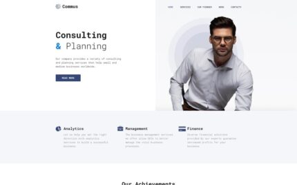 Commus - Business Multipurpose Minimal WordPress Elementor Theme