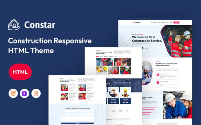 Constar – Construction Website Template