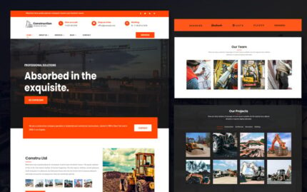 Constru - Construction, Building Industry  Joomla 5 Template