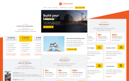 Construction – Multipurpose Construction & Architects Studio Email Template Responsive