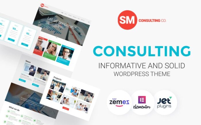 Consulting Co - Informative And Solid WordPress Theme