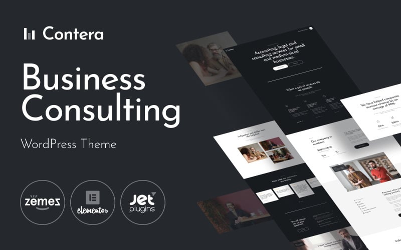 Contera - Advisor Consulting Business Finance WordPress Theme