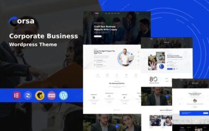 Corsa - Corporate Business Wordpress Theme