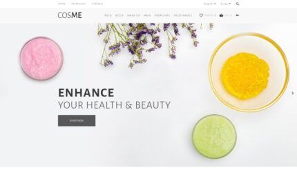 Cosmetics Store Responsive OpenCart Template