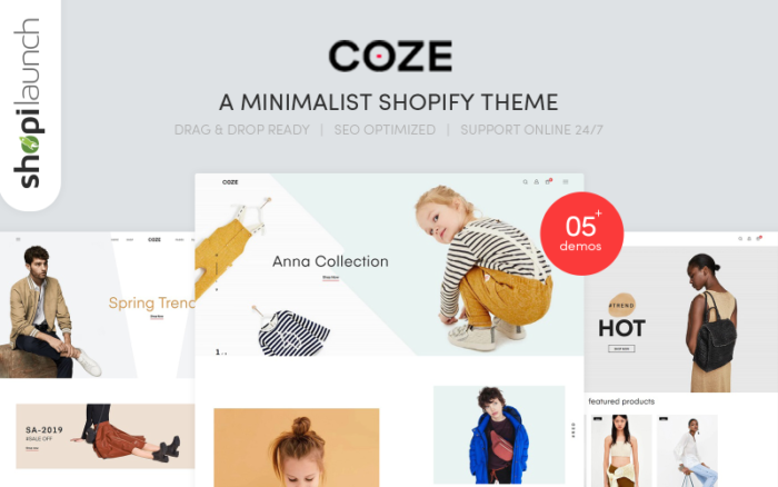 Coze - A Minimalist Shopify Theme