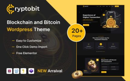 Cryptobit - Blockchain WordPress Theme