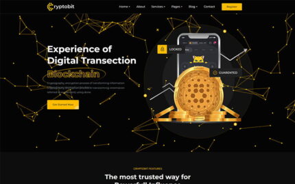 Cryptobit Crypto & Blockchain HTML5 Template